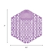 Wave 3D Urinal Deodorizer, Fabulous Scent, Purple, 58 g, 10/