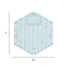 Wave 3D Urinal Deodorizer, Ocean Mist Scent, Blue, 10/Box, 6
