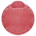 Slant7 with Terminator Urinal Screen, Forest Scent, Red, 30/