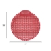Slant7 with Terminator Urinal Screen, Forest Scent, Red, 30/