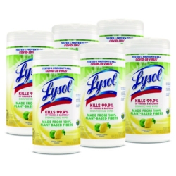 Disinfecting Wipes II Fresh Citrus, 1-Ply, 7 x 7.25, White,