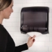 Ultrafold Towel Dispenser, 11.5 x 6 x 11.5, Black
