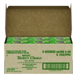 Tasters Choice Stick Pack, Decaf, 0.06 oz, 80/Box, 6 Boxes/