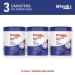 Disinfecting Wipes, 1-Ply, 5.16 x 8.5, Fresh Scent, White, 1