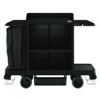 Standard Housekeeping Cart, Plastic, 1 Shelf, 24" x 62.13" x