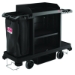 Standard Housekeeping Cart, Plastic, 1 Shelf, 24" x 62.13" x