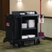 Standard Housekeeping Cart, Plastic, 1 Shelf, 24" x 62.13" x