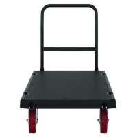 Resin Platform Truck, 1,600 lb Capacity, 30.25 x 64.5 x 41,