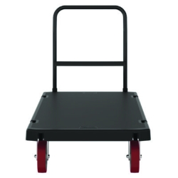 Resin Platform Truck, 1,600 lb Capacity, 30.25 x 64.5 x 41,