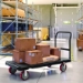 Resin Platform Truck, 1,600 lb Capacity, 30.25 x 64.5 x 41,