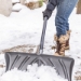 Steel Core Snow Pusher with Wear Strip, 24" Width, 57.55" Le