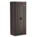 Tall Storage Cabinet, Five Shelves: One Fixed, Four Adjustab