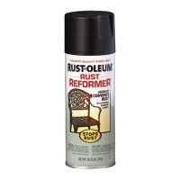 Stops Rust Rust Reformer Spray, Black, 10.25 oz Aerosol Can,