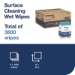 Surface Cleaning Wet Wipe, 1-Ply, 6 x 6, Lemon, White, 900 S