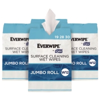 Surface Cleaning Wet Wipe, 1-Ply, 6 x 6, Lemon, White, 900 S