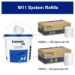 Chem-Ready Buckets, 8.5 x 7 x 7, White, 5/Carton