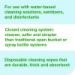 Chem-Ready Buckets, 8.5 x 7 x 7, White, 5/Carton
