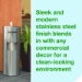Stainless Steel Wet Wipe Stand, 15 x 15 x 37.25, Stainless S