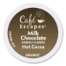 Cafe Escapes Milk Chocolate Hot Cocoa K-Cups, 96/carton
