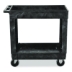 Heavy-Duty Flat-Handle Maintenance/Utility Cart, Plastic, 2