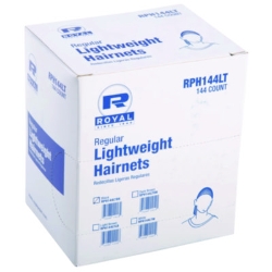 Lightweight Latex-Free Hairnets, Nylon, 24", Black, 144/Box,