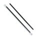 Jumbo Straws, 9", Plastic, Black, 2,000/Carton
