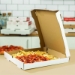 Corrugated Pizza Boxes, 16 x 16 x 1.97, White/Brown, 50/Cart