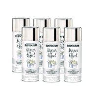 Specialty Mirror Effect Spray Paint, High Gloss Mirror, 6 oz