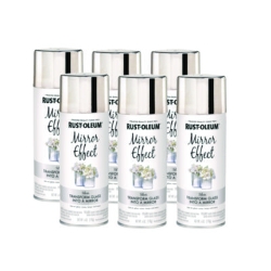 Specialty Mirror Effect Spray Paint, High Gloss Mirror, 6 oz