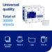 OptiServe High-Capacity Coreless Toilet Paper, 2-Ply, White,