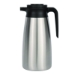 Thermal Vacuum Pitcher, 64 oz, Stainless Steel/Black