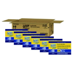 Max/XL Dry Refill Cloths, 17.88 x 10, White, 16/Box, 6 Boxes