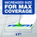 Max/XL Dry Refill Cloths, 17.88 x 10, White, 16/Box, 6 Boxes