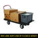 Platform Truck with 8" Polyolefin Casters, 2,000 lb Capacity