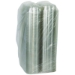 Hoagie Hinged Lid Container, 9 x 5.5 x 3.2, Clear, Plastic,