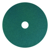 SmartScrub Floor Pad, 20" Diameter, Blue/Yellow, 5/Carton