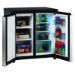 5.5 Cu.Ft. Side by Side Refrigerator/Freezer, Black/Platinum