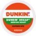 K-Cup Pods, Dunkin' Decaf, 22/box