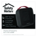 UberHeat 5 Ceramic Heater, 1,500 W, 4.5 x 4.5 x 8.86, Black