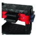 Two-Shelf Trades Cart, Plastic, 2 Shelves, 2 Drawers, 330 lb