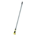 Gripper Vinyl-Covered Aluminum Mop Handle, 1.13" dia x 60",