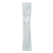 Mediumweight Polypropylene Cutlery, Individually Wrapped, Fo
