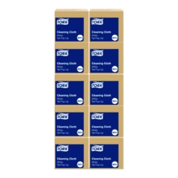 Cleaning Cloth, 8.46 X 16.13, White, 100 Wipes/box, 10 Boxes