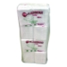 Foam Hinged Lid Containers, 3-Compartment, 7.56 x 8.25 x 2.3