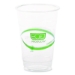 GreenStripe PLA Cold Cups, 10 oz, Plastic, Clear, 1,000/Cart
