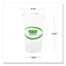 GreenStripe Renewable and Compostable Cold Cups, 20 oz, Plas