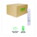 Plantware Compostable Cutlery, Spoon, Plastic, White, 1,000/