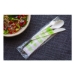 Plantware Compostable Cutlery Kit, Fork/Knife/Napkin/Spoon,