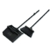 Duo-Pan Upright Dust Pan and Broom, 11.8 x 36, 24.5" Handle,