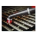 Reveal Power Scrubber, Red/White Nylon Bristles, 1.73" Brush